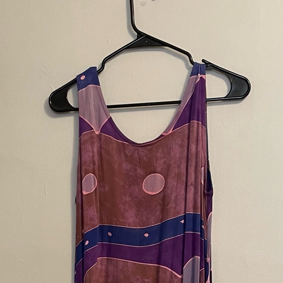 Endeavor Trading Rayon Batik Tank Sun-Dress Size S/M - Picture 5 of 5